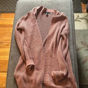Forever21 Women’s Mauve Knit Cardigan
